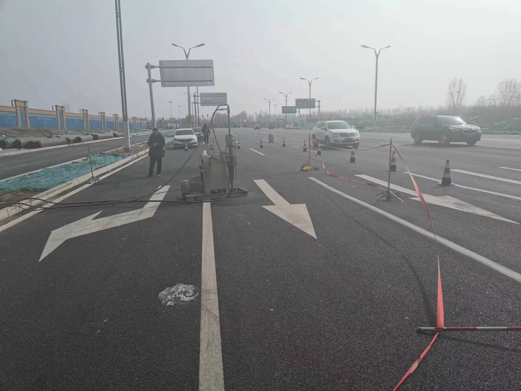 双辽马路注浆
